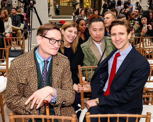 Virginia Smith Hamish Bowles at TOMMY HILFIGER Spring 2015 Womens Collection id 1218419 by Matteo Prandoni BFA