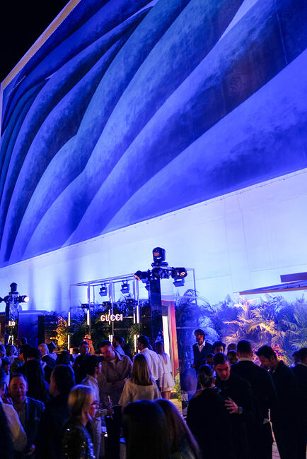 at Gucci Celebrates the Festive Season With Cocktails and a DJ Set