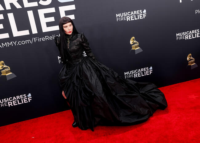Lady Gaga at 61st Annual GRAMMY Awards: Red Carpet / id : 3305688 by John  Salangsang/BFA.com