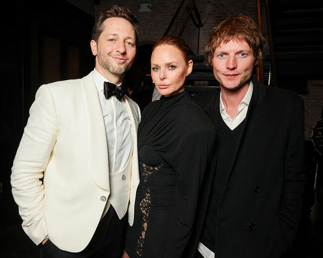 Derek Blasberg, Mark Guiducci at Stella McCartney After