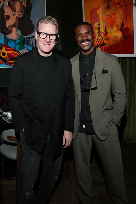 TODD SNYDER ピーコート Mサイズ　最終値下 Todd Snyder at Arrivals - WSJ. Magazine 2025 Innovator Awards / id